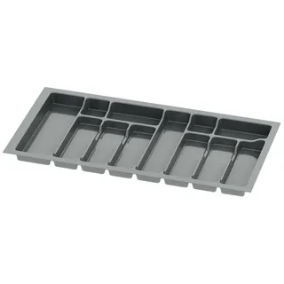 Sossai Besteckeinsatz 83 x 43 cm 12-tlg. schwarz