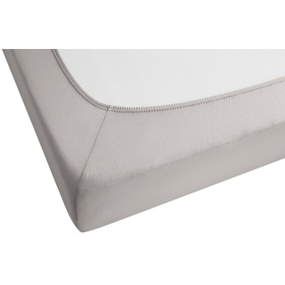 Frottee-Stretch 180 x 200 - 200 x 200 cm sturmgrau