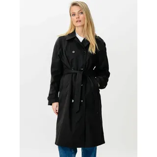 teeshoppen Coat Linea Trenchcoat Schwarz M