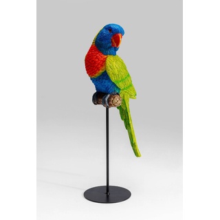 KARE DESIGN Deko-Figur Parrot Green Polyresin Blau