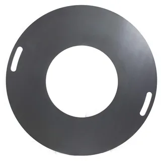 Feuerplatte/Ring für Feuerschale 85cm erhältlich in 4, 5, 6, 8, 10mm Grillplatte Grillring Plancha (85cm 6mm #280)