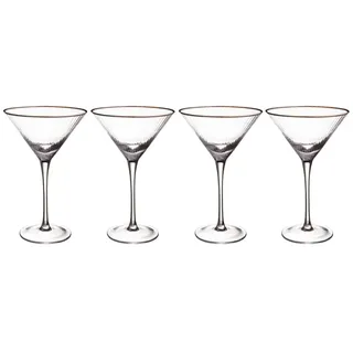 Butlers Martiniglas GOLDEN TWENTIES 4er-Set in Durchsichtig | Gr.: onesize