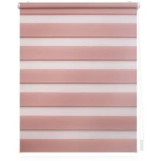 Lichtblick Duo Rollo / Doppelrollo Klemmfix 90 x 150 cm altrosa