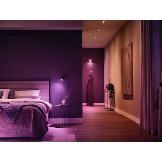 Philips Hue 8719514342767 LED-Lampe 3x4,3w | Gu10 | 350lm | 2000-6500K | RGB - Set 3 Stück, White and Color Ambiance, dimmbar, Bluetooth