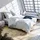 Meliert 155 x 220 cm 2 x 80 x 80 cm