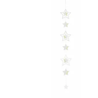 räder Girlande 87 cm Weiß