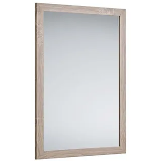Wandspiegel Holzspiegel Flurspiegel Deko Spiegel Eiche hell Rahmenspiegel H 68cm