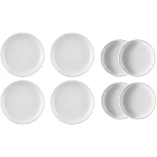 Thomas Speiseteller 8-tlg. 4 x Speiseteller + 4 x Frühstücksteller weiß
