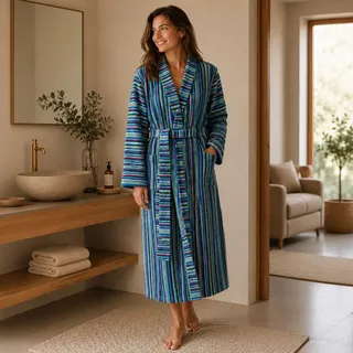 Cawö Damen Kimono 6217 multicolor 38 - bunt