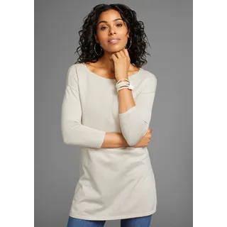 LAURA SCOTT Longpullover Beige 44