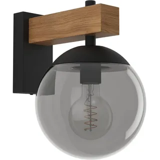 EGLO Bufalata 0 E27 Wand-/Deckenleuchte 20 x 29 x 27,5 cm schwarz/braun
