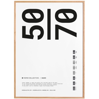 Paper Collective - Bilderrahmen 50 x 70 cm, Eiche