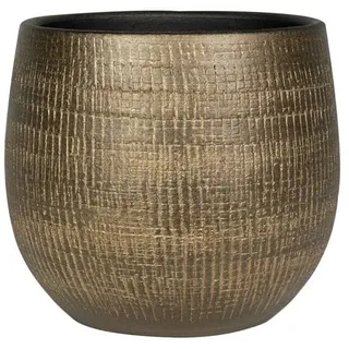 TS Indoor Blumentopf Ryan D20 cm Shiny Gold...