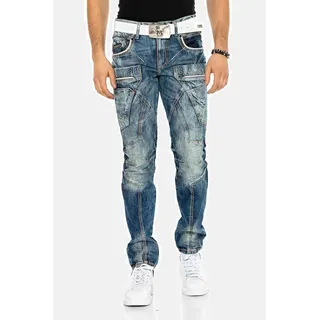 Cipo & Baxx Tapered Leg Blau 38/34