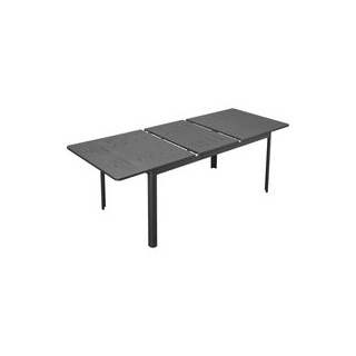 Outsunny Gartentisch schwarz Aluminium B/H/L: ca. 90x75x240 cm - schwarz
