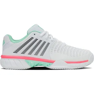 K-Swiss Express Light 3 White/Neon Mint/Neon Pastel Pink 37
