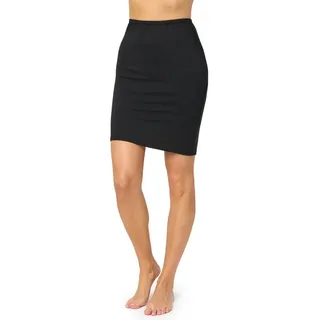 Merry Style Unterrock Damen kurz MS10-204 (1-tlg) aus Viskose schwarz 4XL