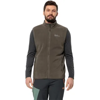 Jack Wolfskin Waldsteig FZ Vest M Weste, Cold Coffee, XL EU