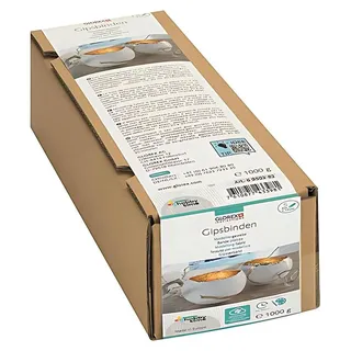 Glorex  Gipsbinden Grosspackung 1 kg 5 Rollen à 5 m x 10 cm