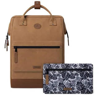 Cabaia Adventurer Vegan Nubuck Backpack L Braun