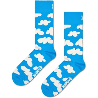 Happy Socks Crew-Socken mit Natur-Motiv für Herren und Damen – Wolken, Eicheln, Sonnenuntergänge – 36-40 & 41-46 - 36-40