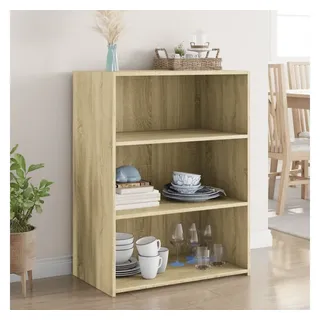 vidaXL Sideboard 70 x 93 x 41 cm Sonoma-Eiche / Braun