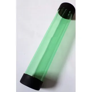 docsmagic.de Playmat Tube Big Transparent Green - 7 x 36 cm - Poster Artwork Spielmatten Transportrolle Grün