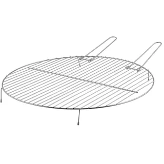 Esschert Design Grillrost Ø 52 cm Metall silberfarben