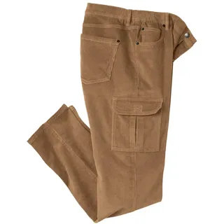 ATLAS FOR MEN - Kordhose im Cargo-Stil - Cordhose Herren - Kordhose - Cord Cargohose Herren - In großen Größen erhältlich - 54