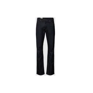 Regular Fit Jeans mit 5-Pocket-Design, Dunkelblau, 33/34