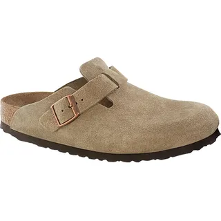 Birkenstock Boston Weichbettung Veloursleder taupe 43