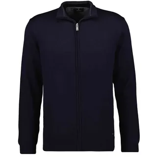 Strickfleecejacke RAGMAN, Herren, Gr. XXL5456, blau (dunkelblau, 711), 100% Wolle, Jacken