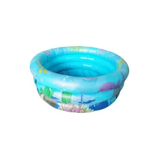 Babyplanschbecken mit aufblasbarem Boden, 70 cm Durchmesser, Badespielzeug
