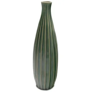 El Puente Dekovase Vase, Handmade, Handmade grün