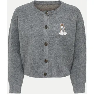 Only Strickjacke TEDDY Grau M