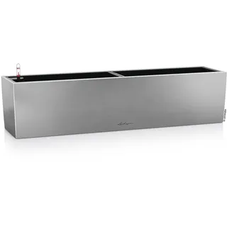 LECHUZA Balconera Steel 80 Komplettset 80 x 19 x 19 cm Perlgrau