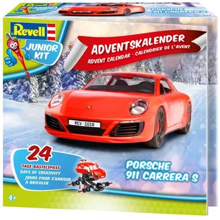 Revell Junior Kit dventskalender Porsche 911 S Revell Modellbau - Rot