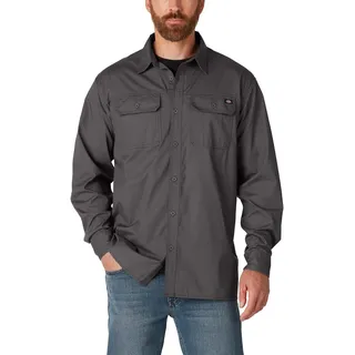 Dickies Herren Flex Denim Long Sleeve Shirt Hemd mit Button-Down-Kragen (1er Pack) - L