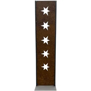 ZGM Deko Sternen-Stele Metall