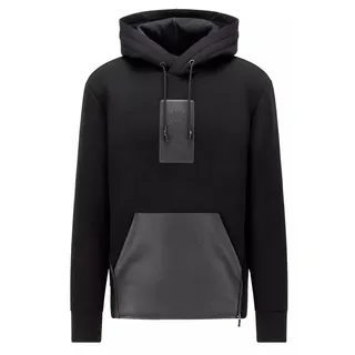 BOSS Kapuzensweatshirt X AJBXNG Anthony Joshua Kollaboration Hoodie Lockerer Schnitt – Kapuze mit Kordelzug – Kängurutasche schwarz M