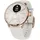 38 mm perl weiß/rosegold, Sport Fluorelastomer-Armband weiß/rosegold