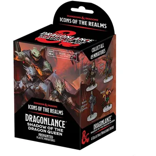 Dungeons & Dragons D&D Icons of The Realms: Dragonlance Booster (Set 25) - 4 Figuren Set, zufällig Sortiert, vorbemalt, enthält kleine, mittlere und große Miniaturen, RPG-Figuren, Rollenspiel