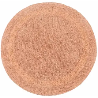 Homescapes Badematte Apricot Ø 80 cm