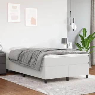 vidaXL Boxspringbett 120 x 200 cm Weiß