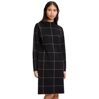 Betty Barclay Strickkleid mit Jacquard Patch Black/Brown,40 | 40