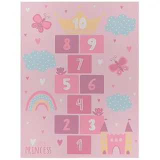 TT Home Herz Kinderteppich 160 x 220 cm Pink