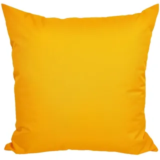 JACK Dekokissen 50x50cm Outdoor Lounge Kissen inkl. XXL Füllung Sitzkissen, starke Füllung, Robust, Strapazierfähig, Wasserabweisend, Innen&Außen gelb