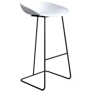 Barhocker Bistro Metall Theke Barstuh Esszimmer Frühstück Stühle Höhe Hocker Fußstütze Tresenhocker Hochstuhl Barstühle für Pub Coffee Home Esszimmer Küche (Sitzhöhe 65 cm - 75 cm)