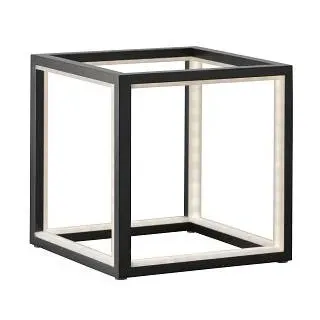 Sompex DELUX 20x20x20 cm schwarz - Tischleuchte