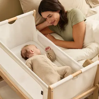 Snüz Pod 5 Beistellbett Natur, Beige